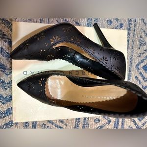 Lauren Conrad 8.5 Black Confetti Heels